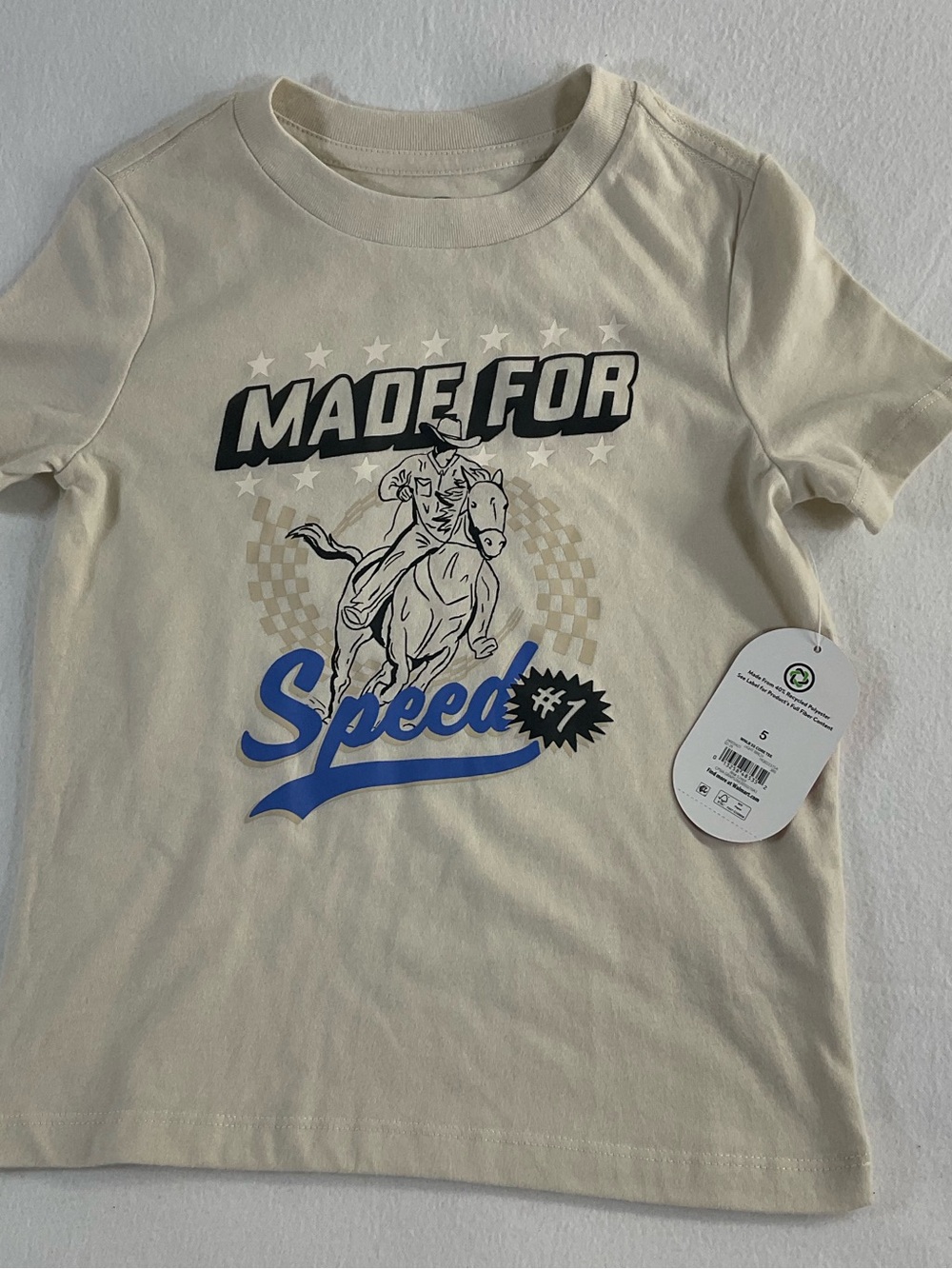 Wonder Nation, Cream Short Sleeve, Brand New with Tag. Available size 5 or 10